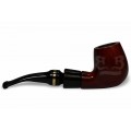 Cachimbo Bertoldi Anel Dourado Vermelho Curvo Permanente
